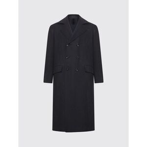 Kiton Coat Men Black